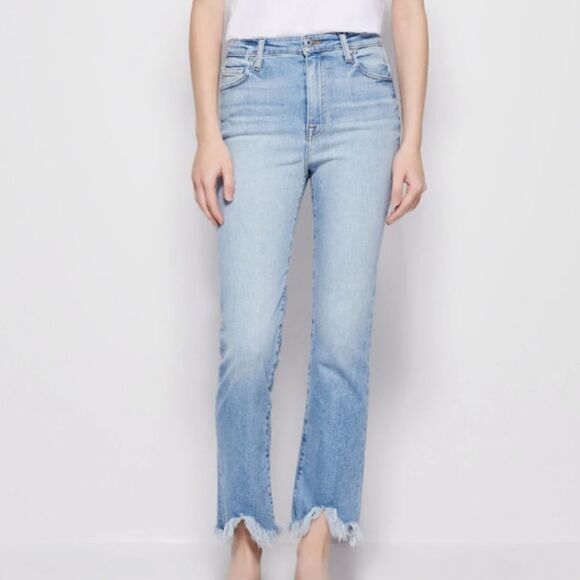 Jonathan Simkhai River‎ High Rise Straight Denim Size 26, Light Wash - Picture 1 of 13